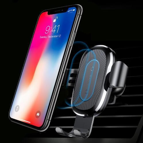 

Беспроводное автомобильное зарядное устройство Baseus Gravity 10W Black