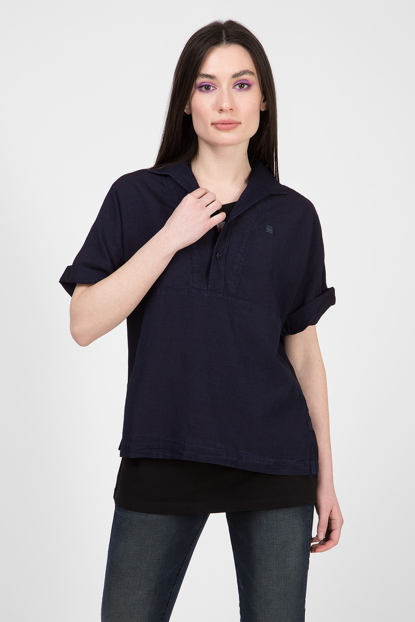 

Женское темно-синее поло G-Star RAW M D16328,C115