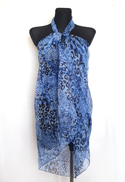 

Легкое парео Fashion Алисия 155*95 см синий