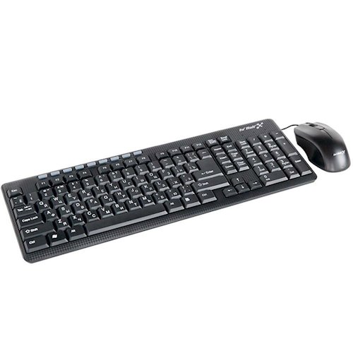 

Комплект HI-RALI HI-KB2017CM USB Black (клавиатура+мышь)