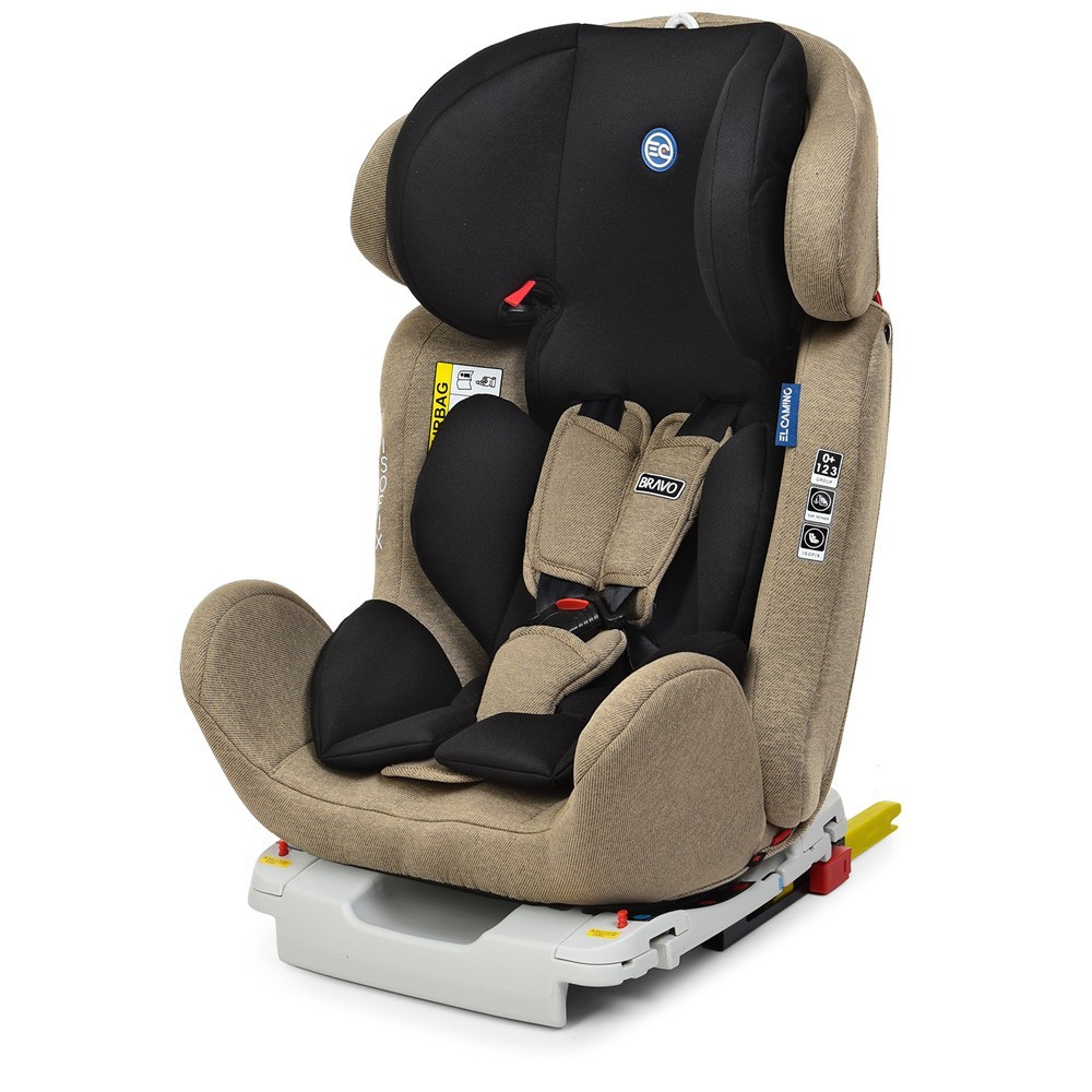 

Автокрісло дитяче El Camino ME 1041 BRAVO ISOFIX BEIGE BLACK