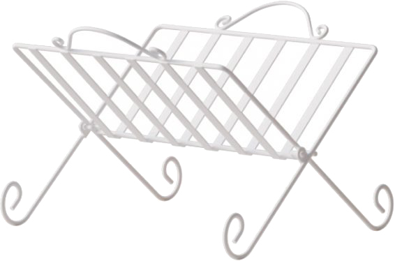 

Подставка для журналов Tekno-tel EG205W 34х24х44 см матовая Белая