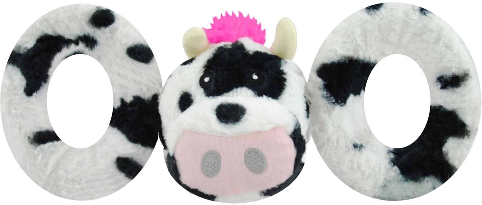 

Игрушки для собак Jolly Pets пищалка Джолли Таг-а-Рис 7х25х5х8.5 см Черно-белая