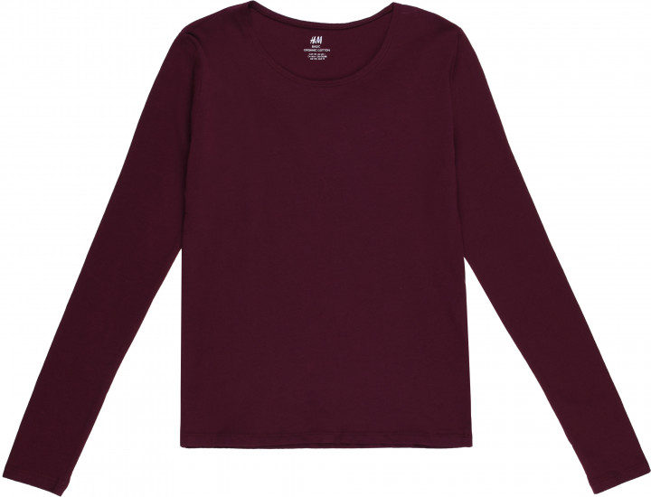 

Лонгслив H&M 170см сливовый 6275728
