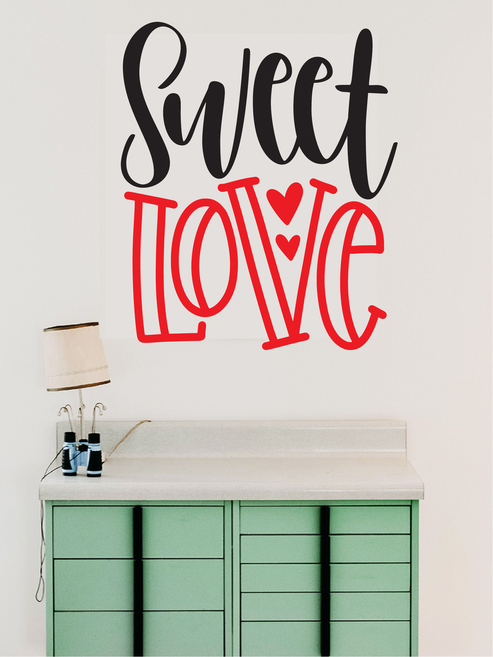 

Наклейка виниловая Zatarga Sweet love