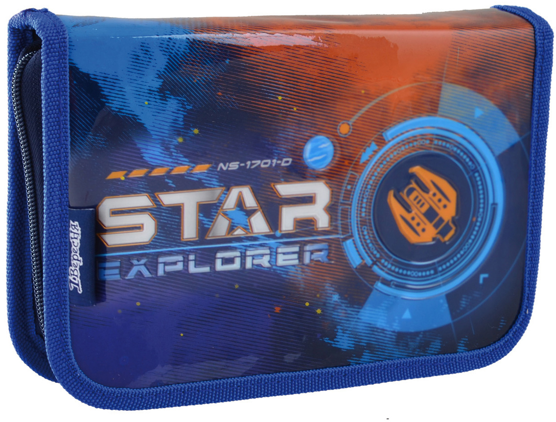 

Пенал твердый 1 Вересня HP-04 Star Explorer одинарный с двумя клапанами (532192)