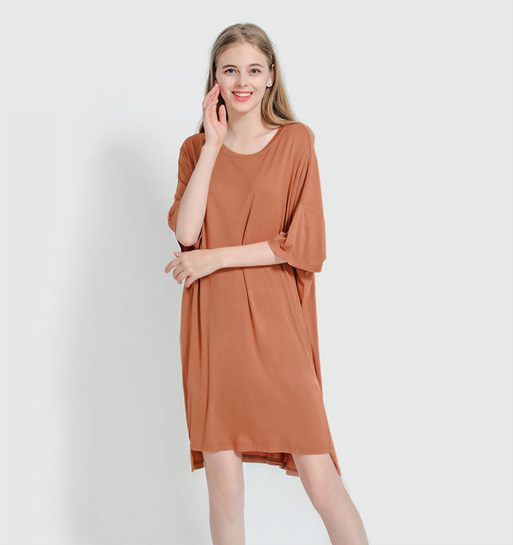 

Платье домашнее женское Airiness, коричневый Berni Fashion (One Size) Коричневый