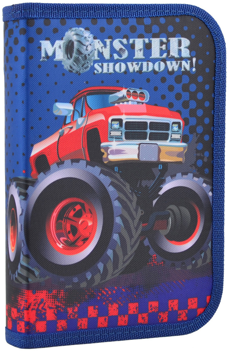 

Пенал твердый Smart Monster showdown одинарный с клапаном (531716)