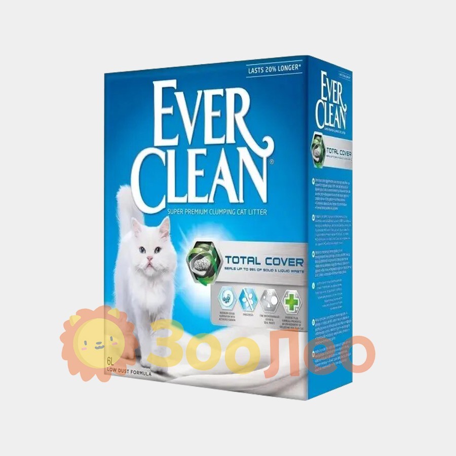 Наповнювач туалетів для кішок Ever Clean Total Cover - 6л от продавца ...