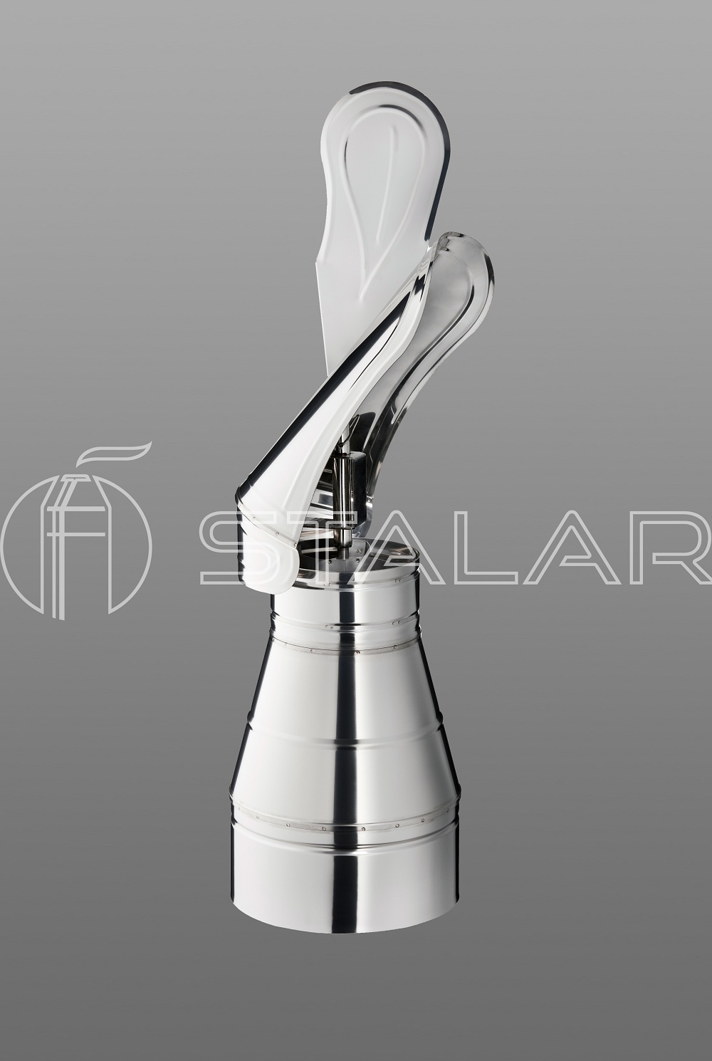 

Флюгер двустенный STALAR Eco thermo AISI 201 диаметр Ø140/200 толщина 0,5 мм