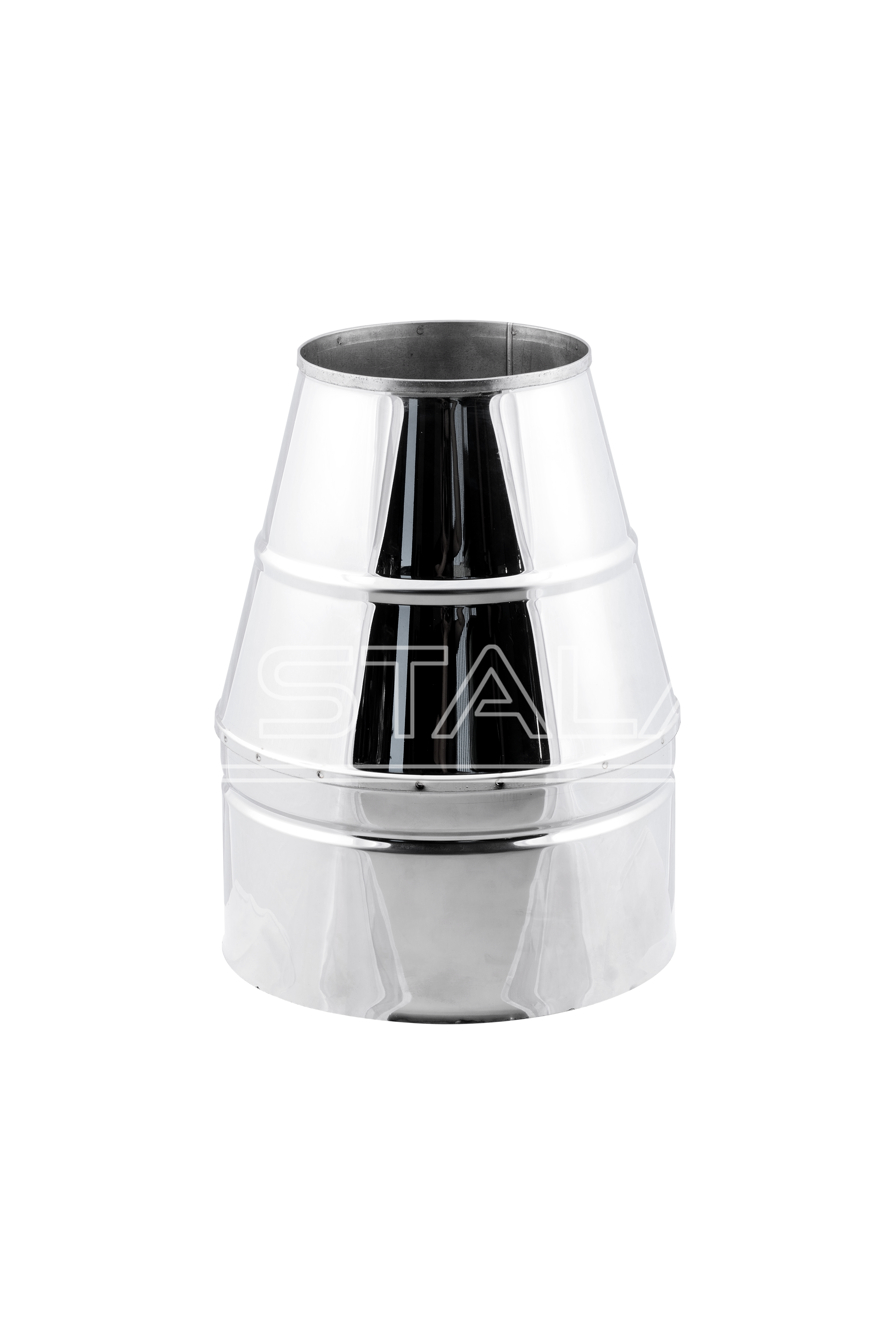 

Конус двустенный STALAR Eco thermo AISI 201 нерж/нерж диаметр Ø200/260 толщина 1 мм