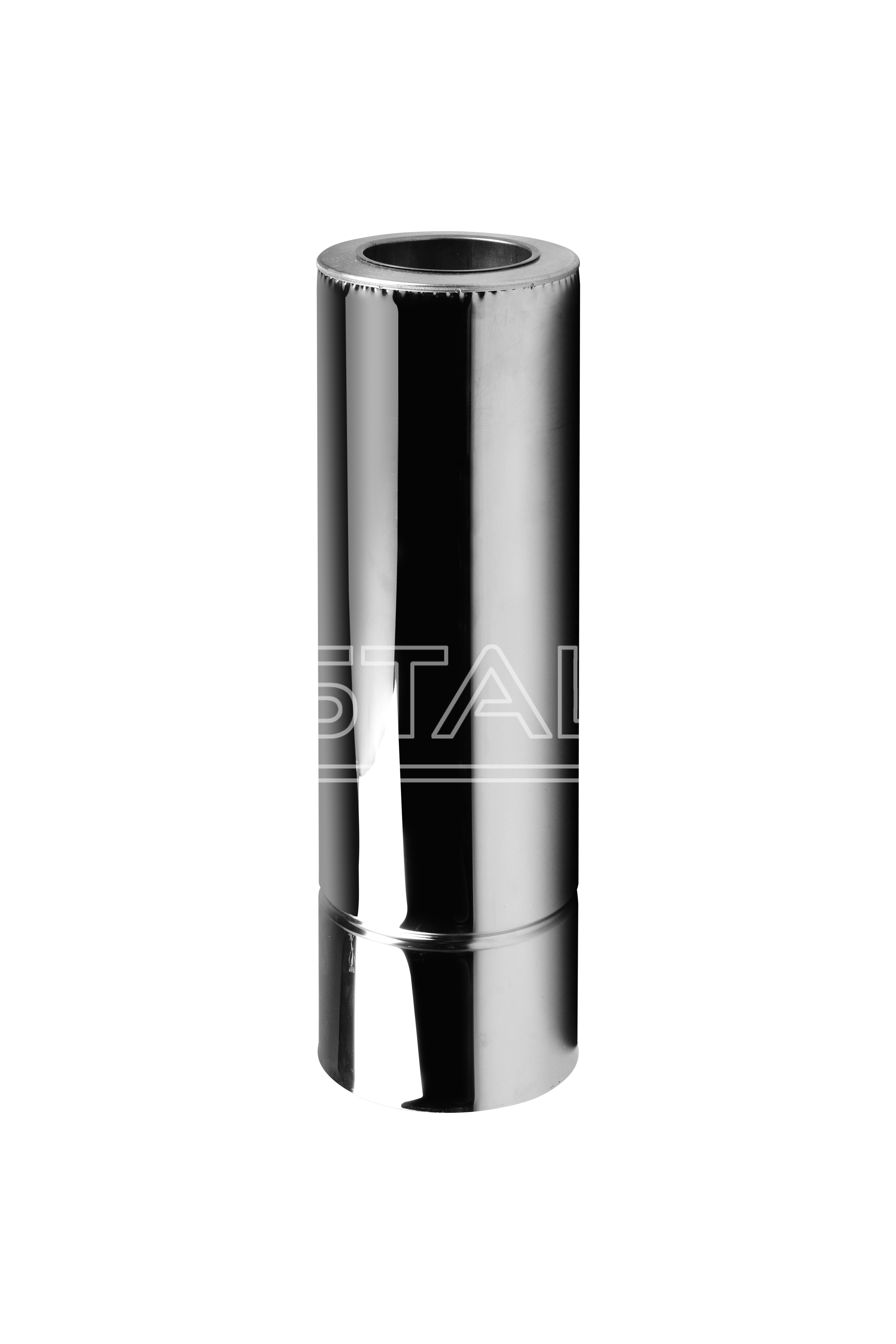 

Труба двустенная STALAR Eco thermo AISI 201 нерж/нерж длина 1 м диаметр Ø120/180 толщина 0,8 мм