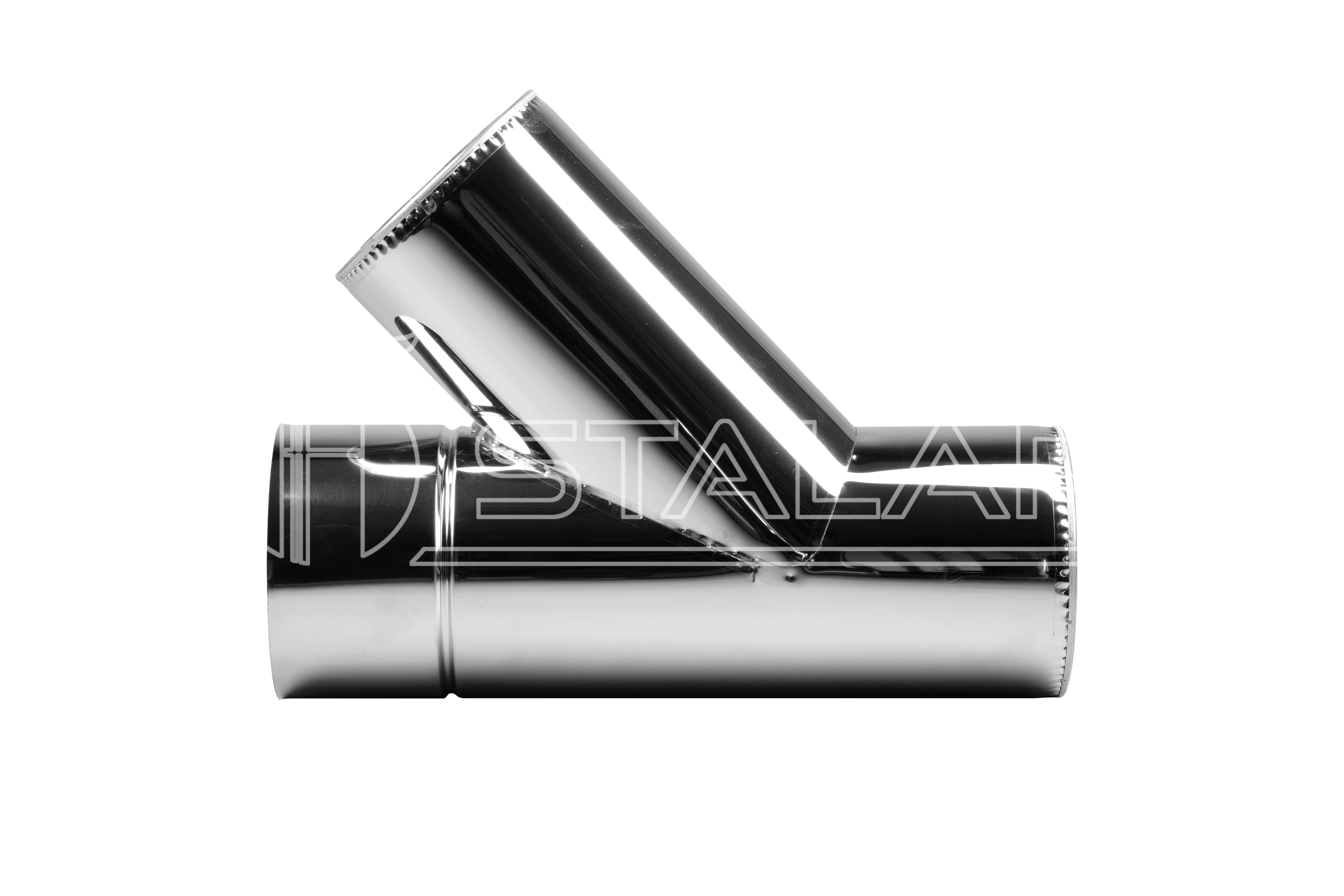 

Тройник двустенный 45° STALAR Standart thermo AISI 304 нерж/нерж диаметр Ø350/420 толщина 1 мм