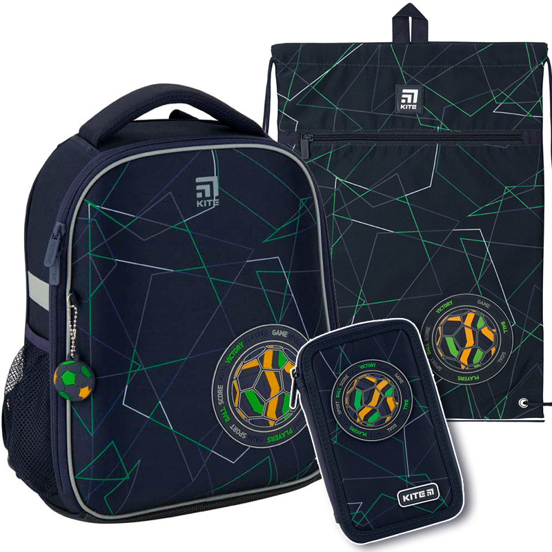 

Рюкзак укомплектованный Kite Education Football 12л (SET_K20-555S-2)