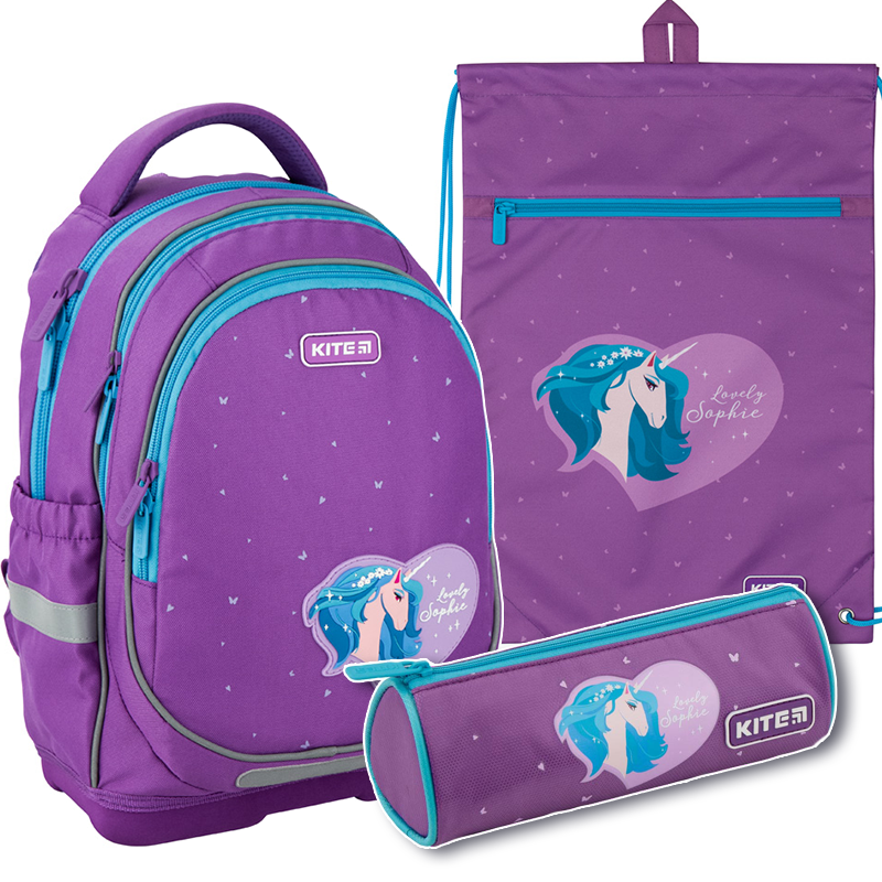 

Рюкзак укомплектованный Kite Education Lovely Sophie 15.5л (SET_K20-724S-1)