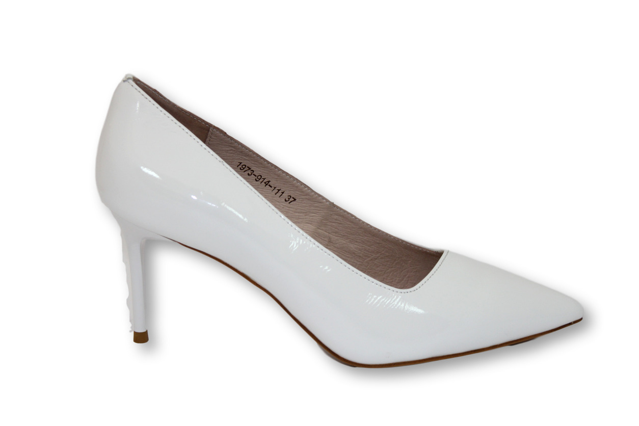 

Белые лаковые женские туфли VASARI trend белый 66037 38