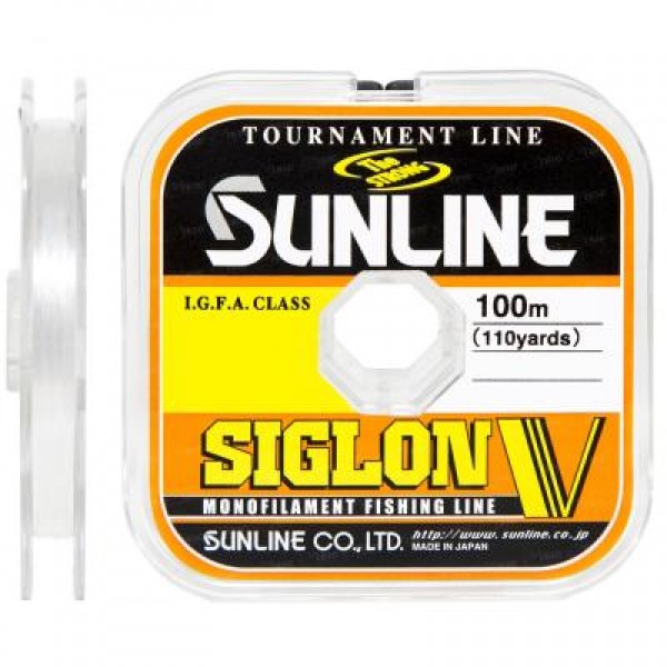 

Леска Sunline Siglon V 100м #5/0.37мм 10кг (1658.04.07)