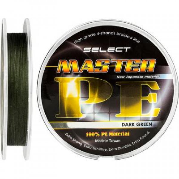 

Шнур Select Master PE 100m 0.16мм 19кг (1870.01.45)