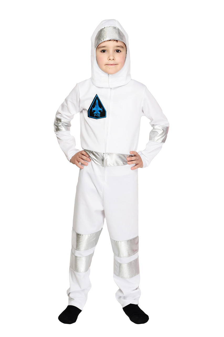 Утепленный костюм для мальчика, синий. Космонавт и инопланетянин.