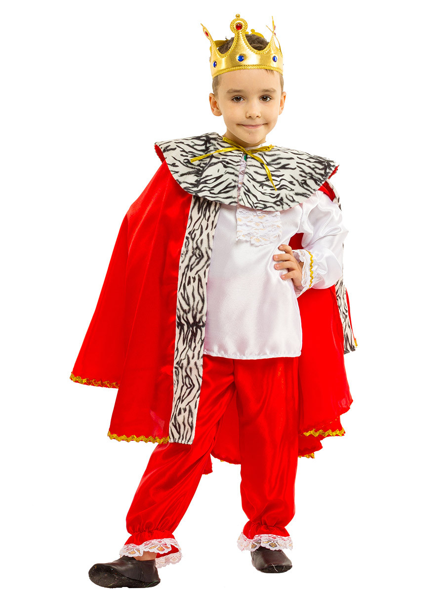 Костюм короля для мальчика со щитом и мечом