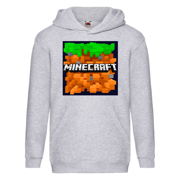 

Худи Fruit of the Loom Minecraft (Майнкрафт) Серый 164 см CHHUMKM164