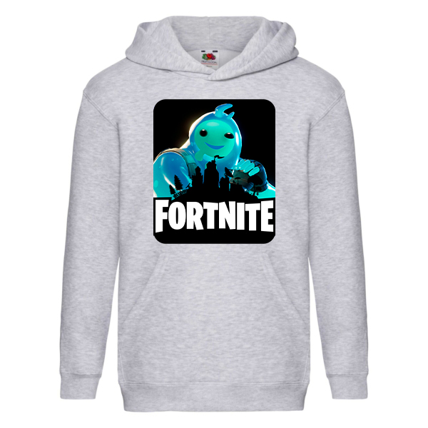 

Худи Fruit of the Loom Fortnite (Пузырь Всплекс Rippley vs Sludge Фортнайт) Серый 164 см CHHURSFM164