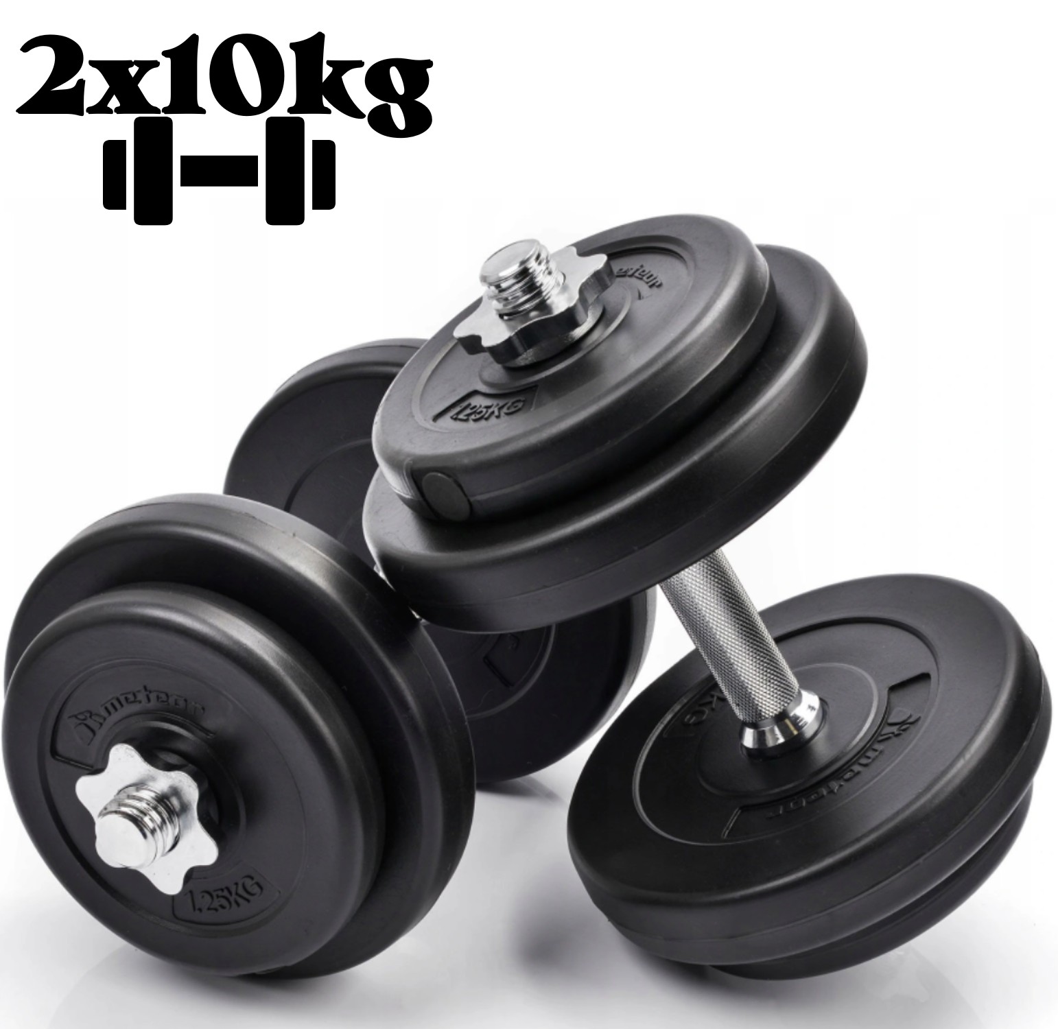 Гантели композитные, наборные Infinito 2х10кг Steel Edition (Стальной ...