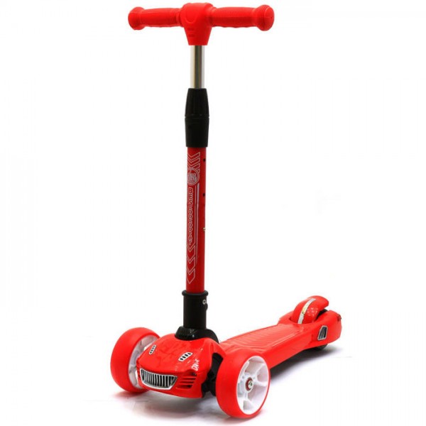 

Самокат с подсветкой колес Dream Car JR 3-051 Red