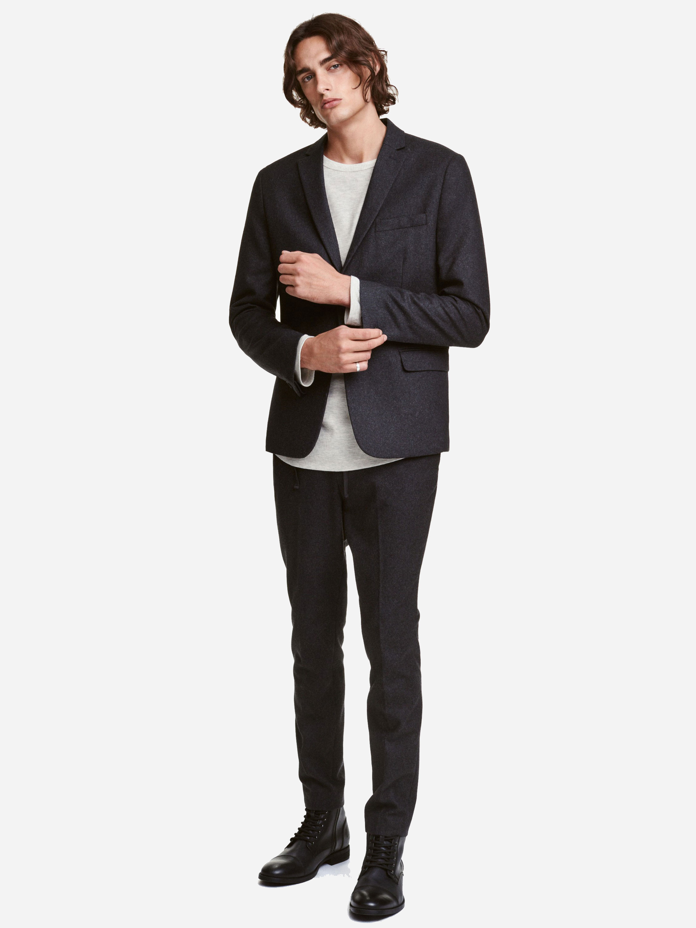 

Брюки H&M 4114574 44 Темно-серые
