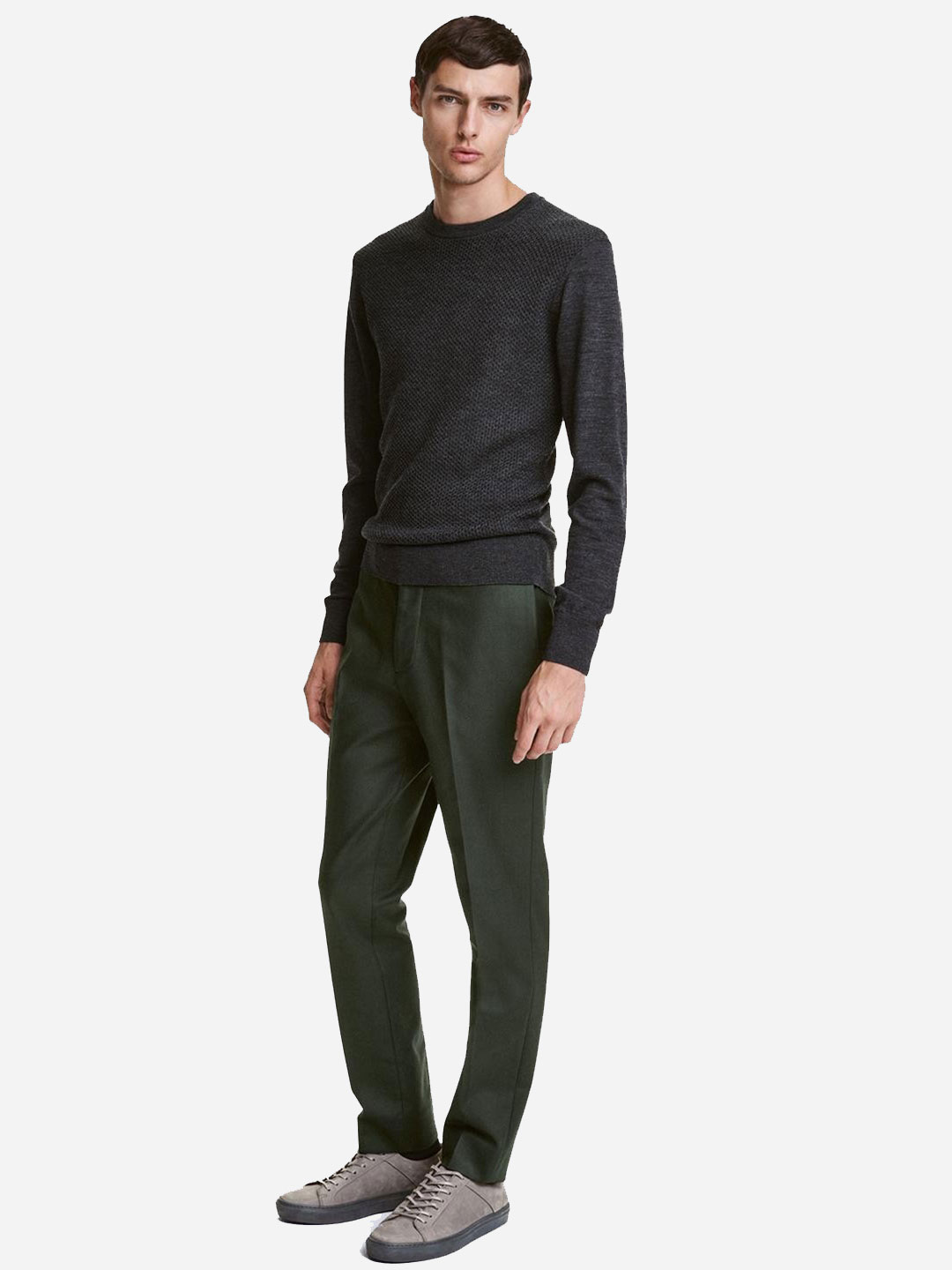 

Брюки H&M 3845454 44 Темно-зеленые