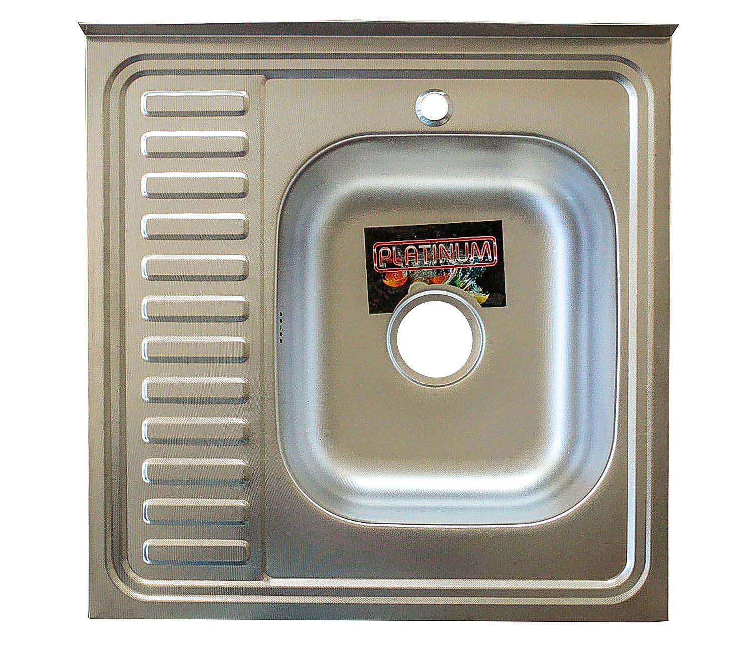 

Мойка Кухонная Platinum 6060 L Polish 0,4 Мм