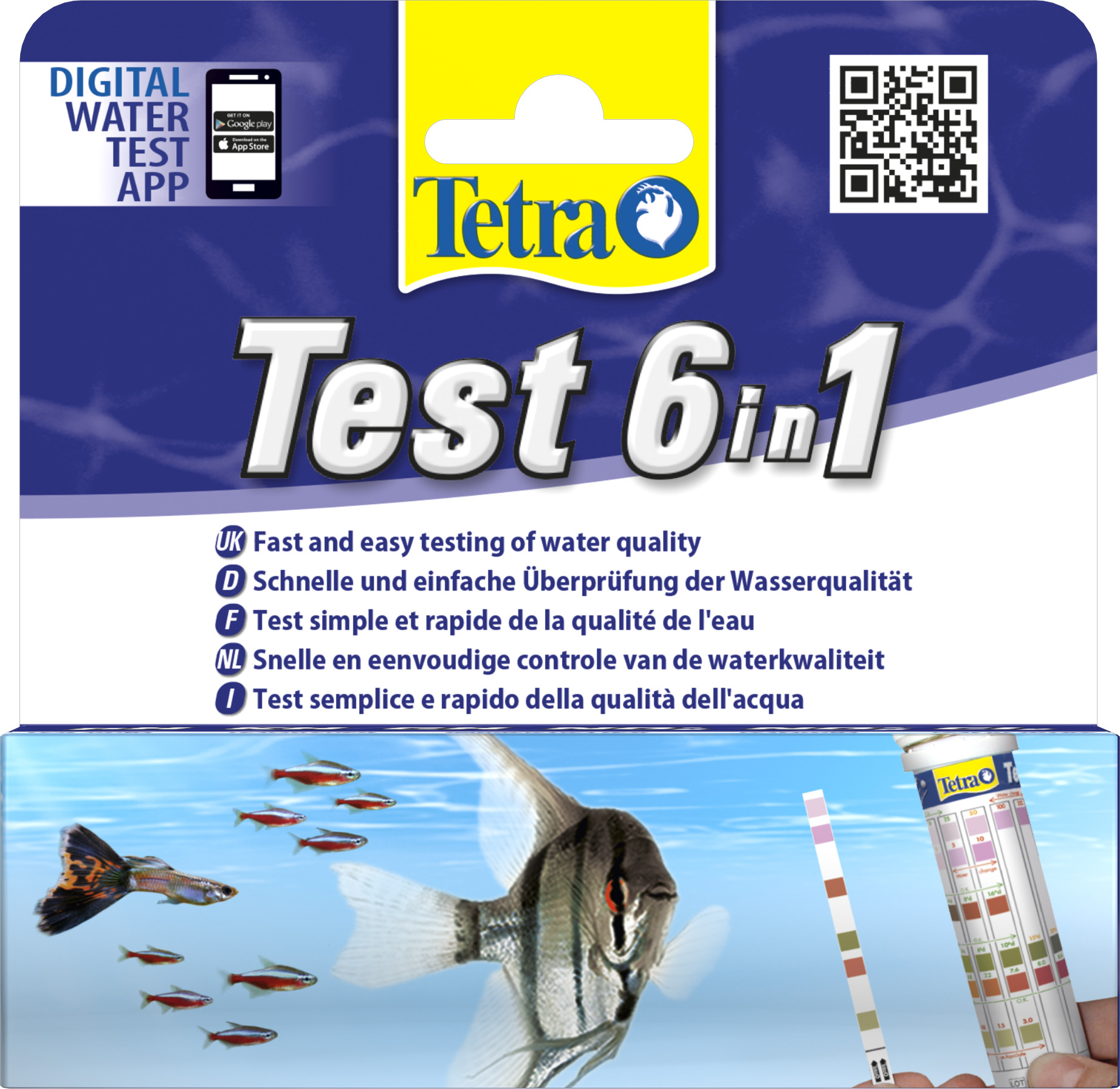 

Тест для воды Tetra Test 6 in 1