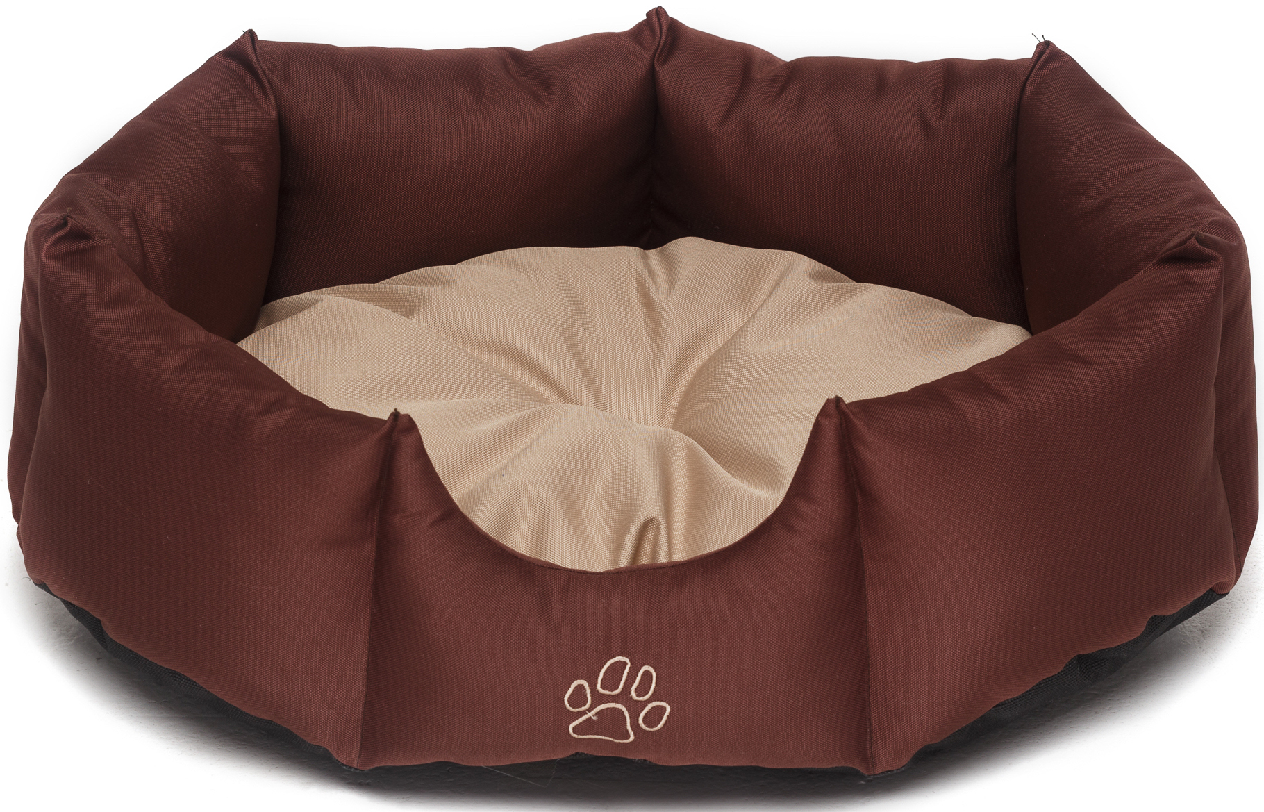 

Лежак для собак Noble Pet Maverick 60x40x16 см Коричнево-бежевый (M2104)