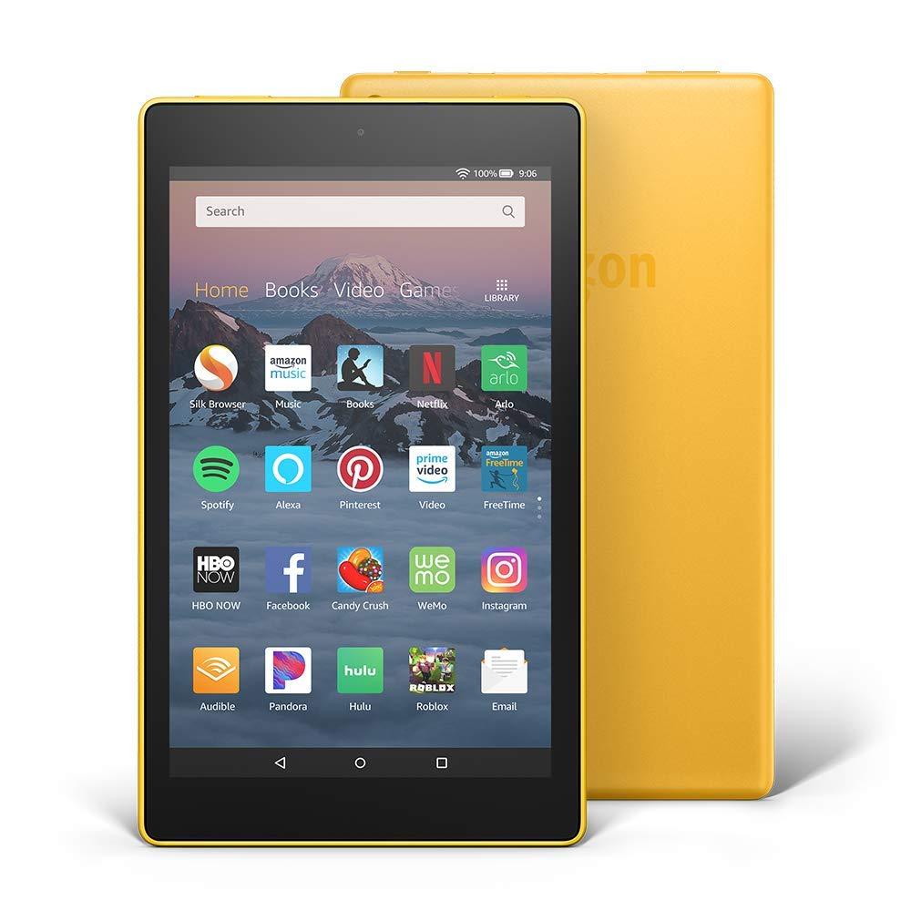 Планшет Amazon Fire HD 8 1.5/16GB WiFi (2018) Чорний Жовтий низькі