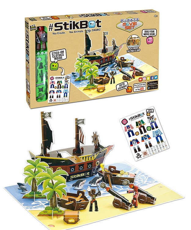 

Студия Stikbot Стикбот, пиратский корабль Plus