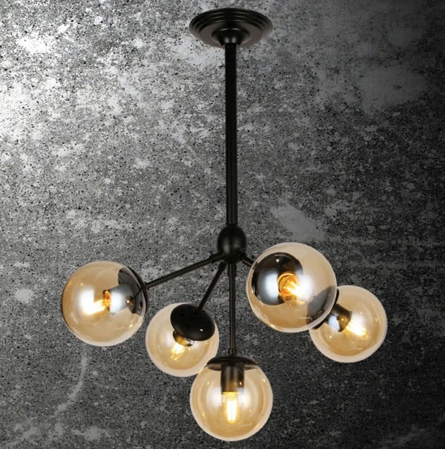 

Люстра Levistella 756Pl385-5 Bk+Br