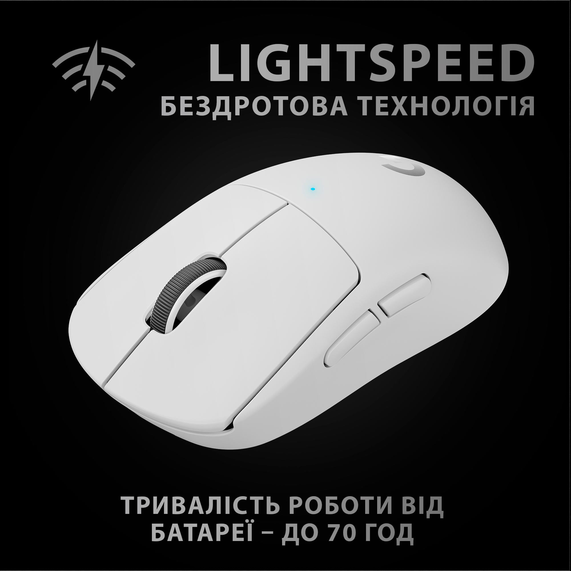 Мышь Logitech G Pro X Superlight Wireless White (910-005942