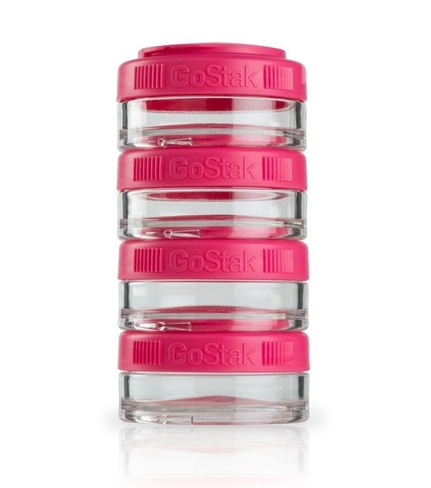 

Контейнер спортивный BlenderBottle (ORIGINAL) GoStak 4*40ml, Pink