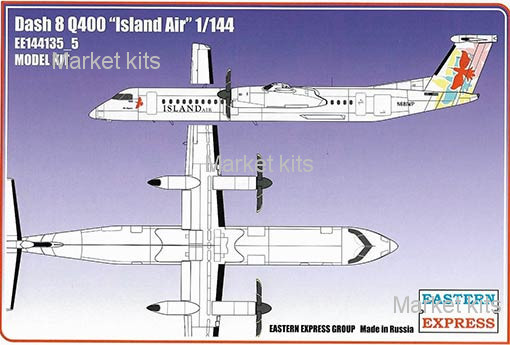 

Авиалайнер Dash 8 Q400 "Island Air" 1:144 Eastern Express (EE144135-05)