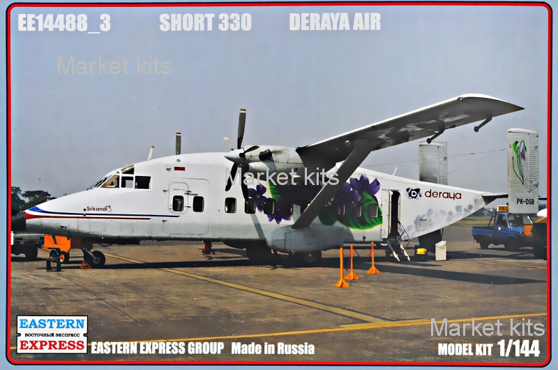 

Ближнемагистральный самолет Short 330 "Deraya air" 1:144 Eastern Express (EE14488-03)