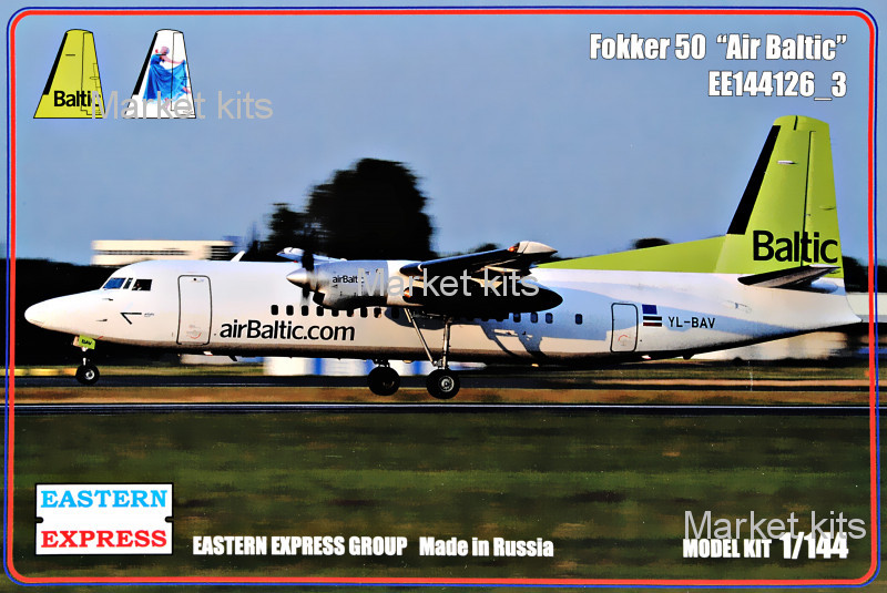 

Пассажирський самолет Fokker 50 Air Baltic 1:144 Eastern Express (EE144126-03)