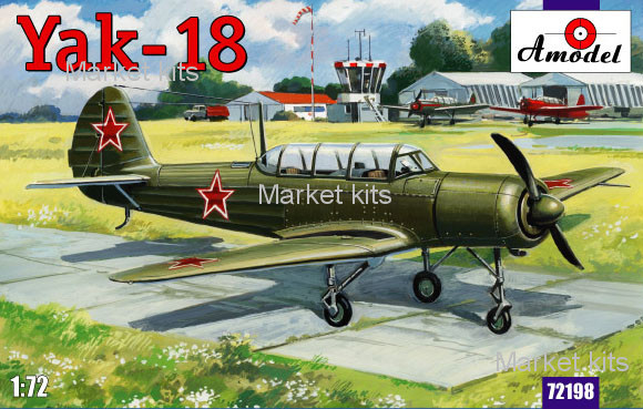 

Яковлев Як-18 M-12 1:72 AMODEL (AMO72198)