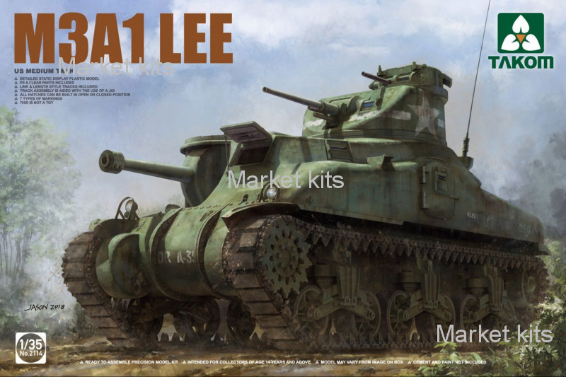 

Американский средний танк M3A1 LEE 1:35 Takom (TAKOM2114)