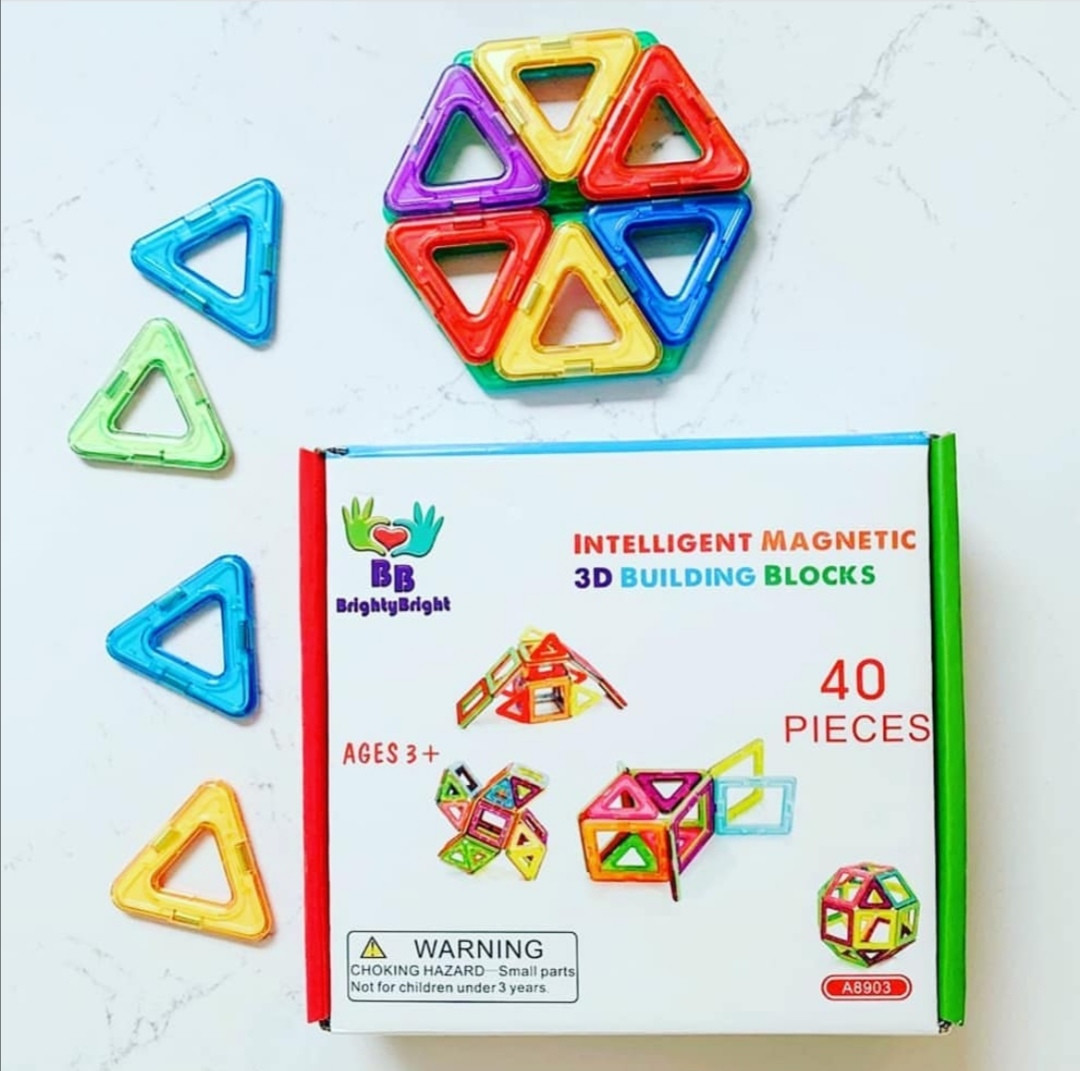 

Магнитный конструктор на 40 деталей 3D Магниты