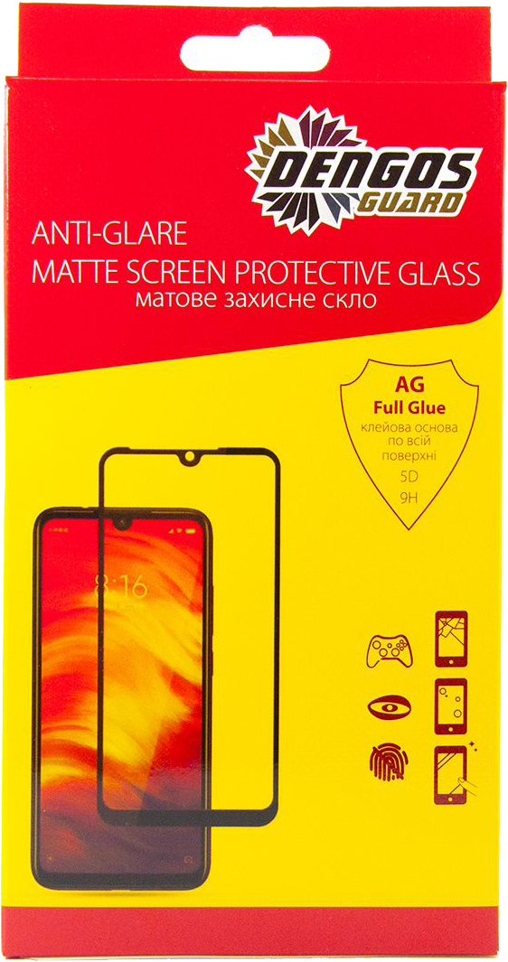 

Защитное стекло DENGOS для Xiaomi Redmi Note 9s Black (TGFG-MATT-26)