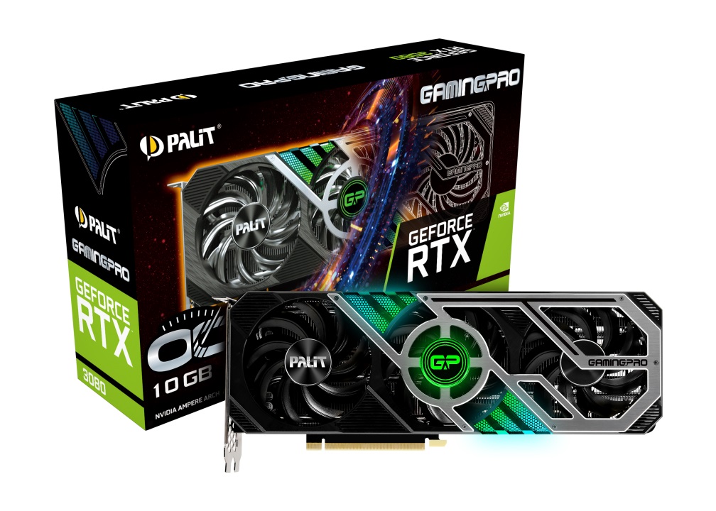 Відеокарти Palit GeForce RTX 3080 купити в Києві: ціна, відгуки