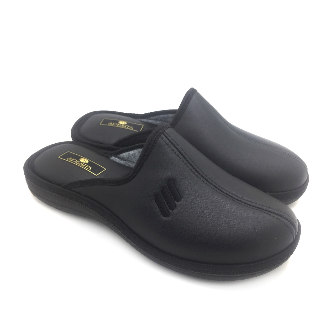 

Мужские тапочки Spesita 309 44 28,5 см черные