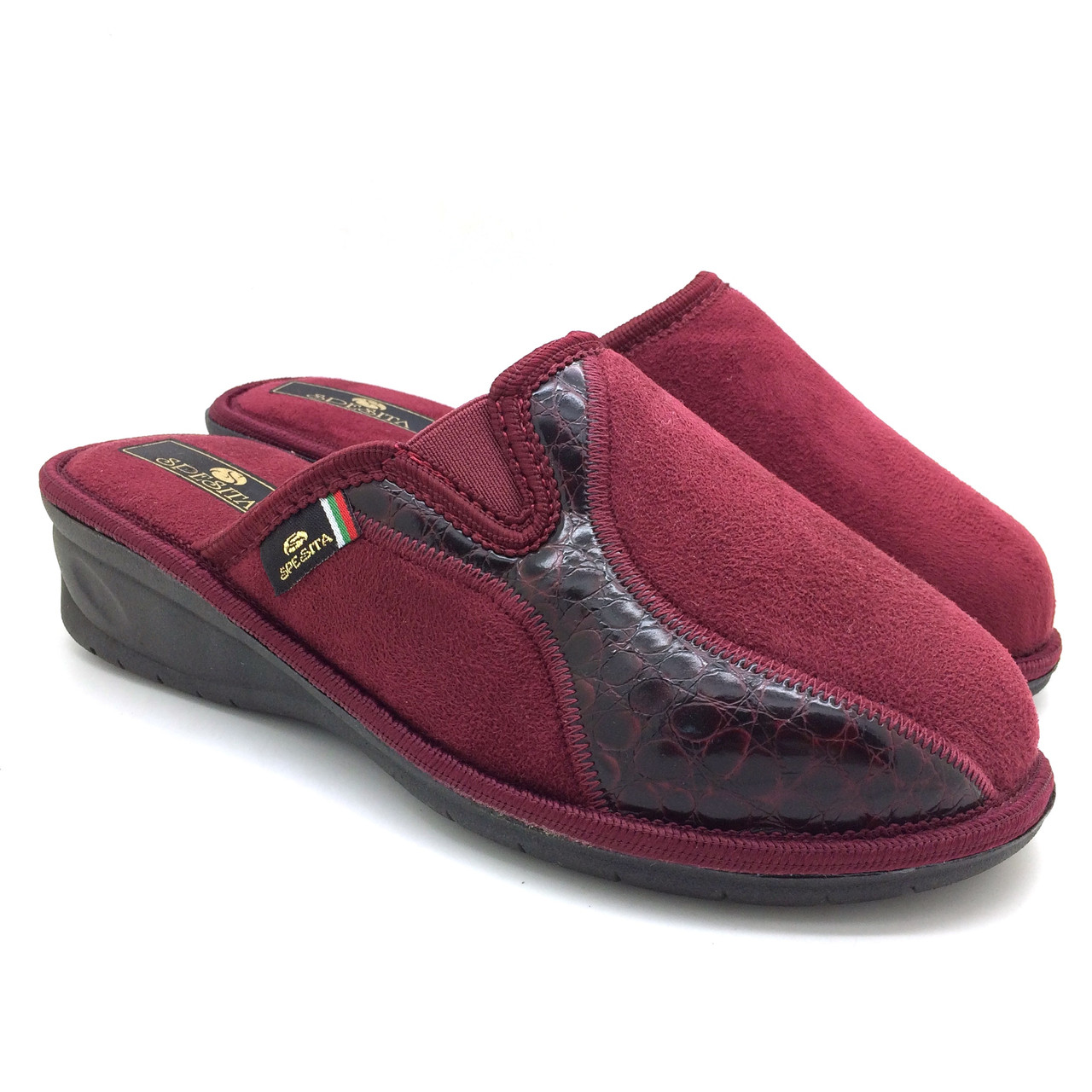 

Женские тапочки Spesita 18-118 38 23,5 см Бордовый