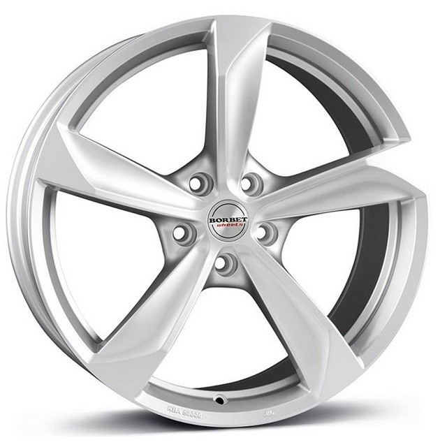 Литые диски Borbet S R18 W8 PCD5x112 ET35 DIA72.5 (brilliant silver ...