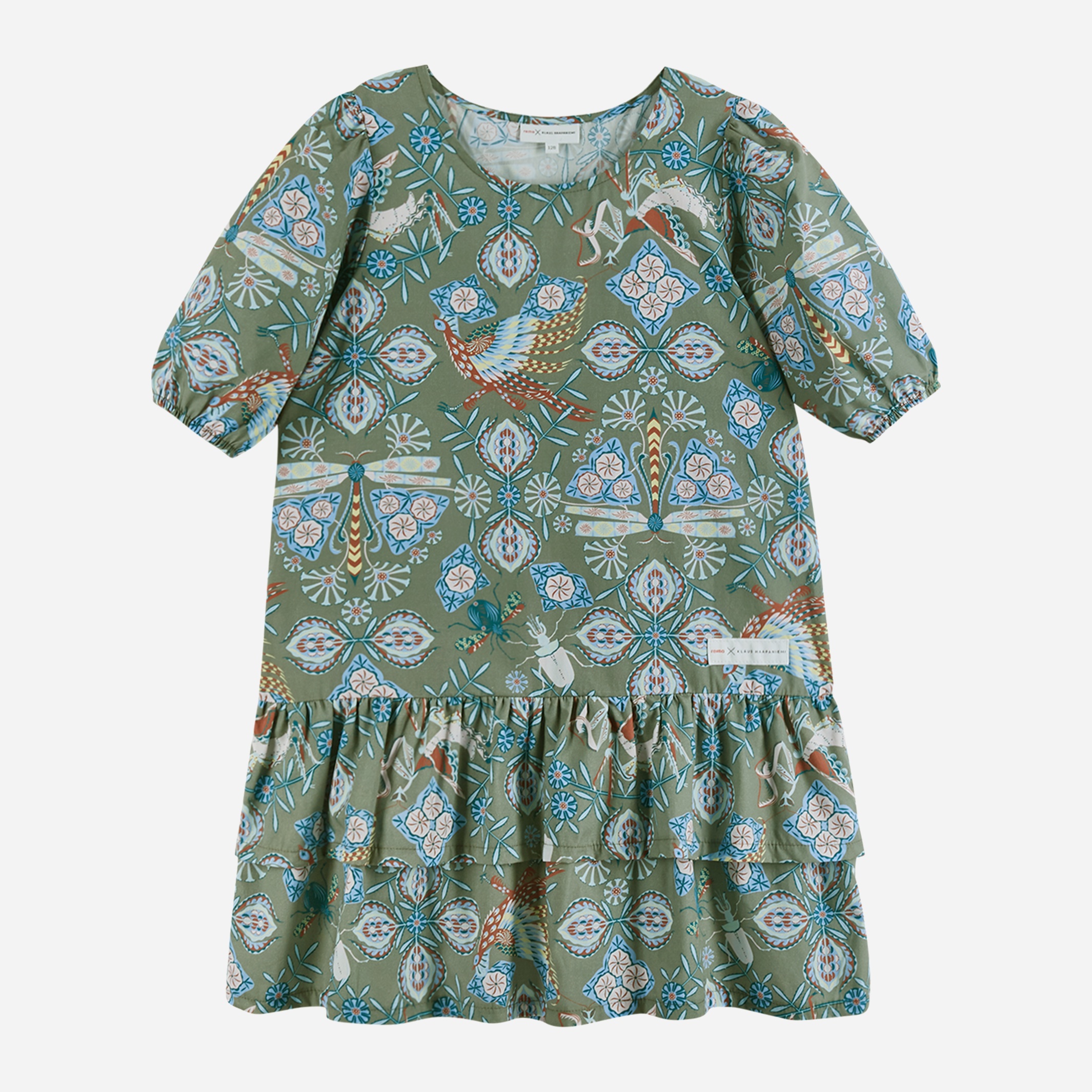 Акція на Дитяча літня сукня для дівчинки Reima Angervo 535066-8921 116 см від Rozetka